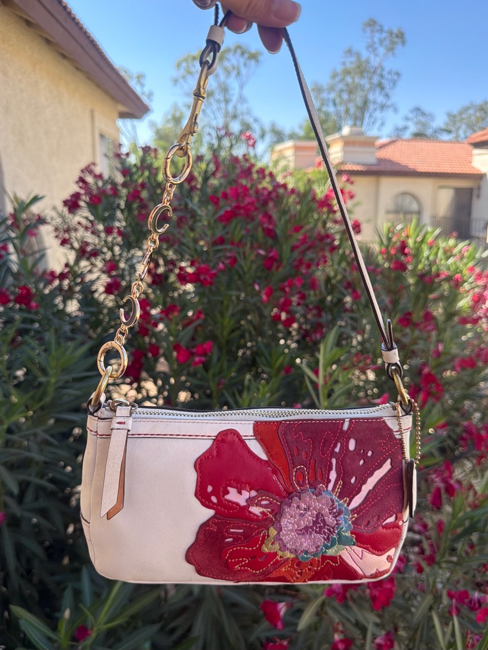 ❤️Rare Vintage Coach Poppy For Peace Demi Bag- Style 9291 - Picture 2 of 10